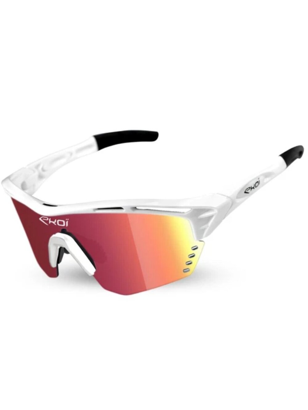 NEW EKOI PersoEvo4 White Red Revo Cat 3 Cycling Sunglasses